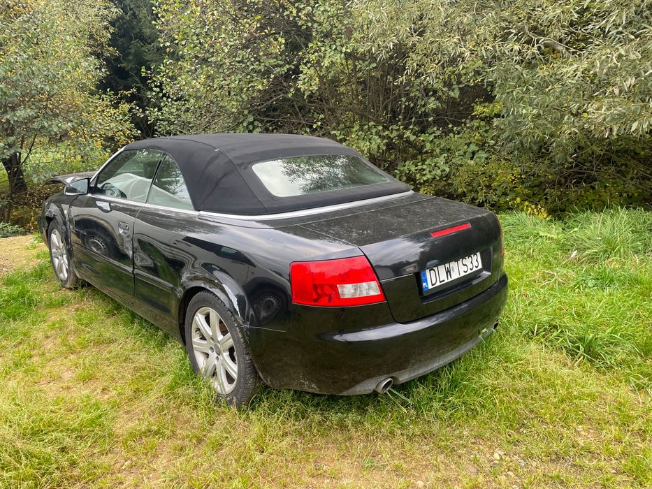 AUDI A4 B6 CABRIO uszkodzone 1.8T quattro