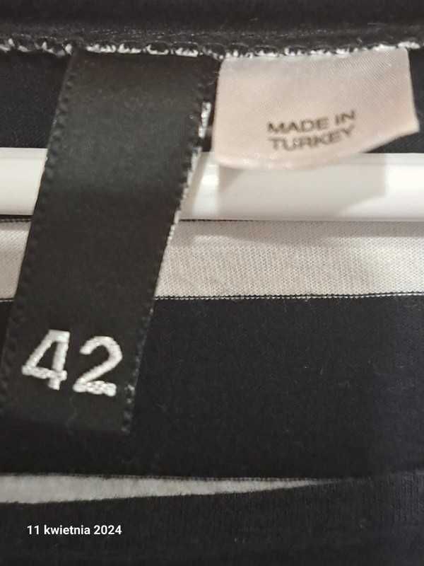 bluzka w paski H&M 50 52 lub oversize