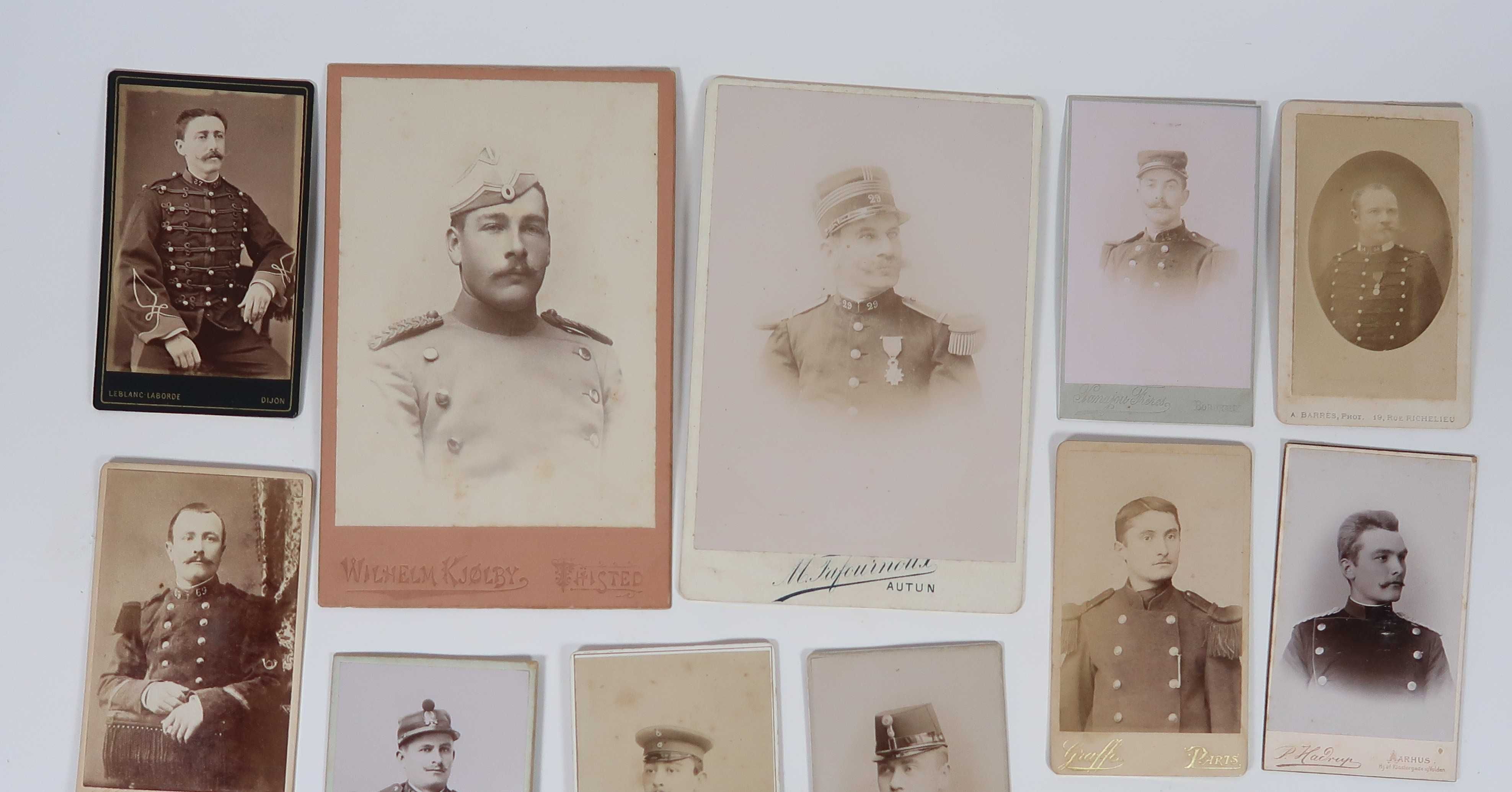 Fotografias antigas em cartão - Militaria