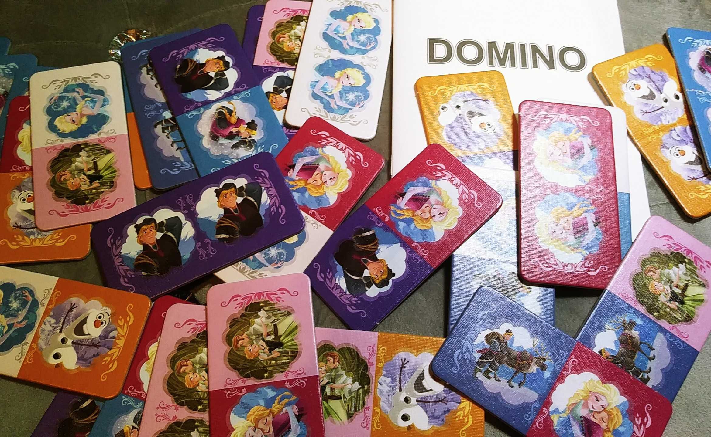 Domino Disney Frozen dla dzieci od 3 lat Trefl