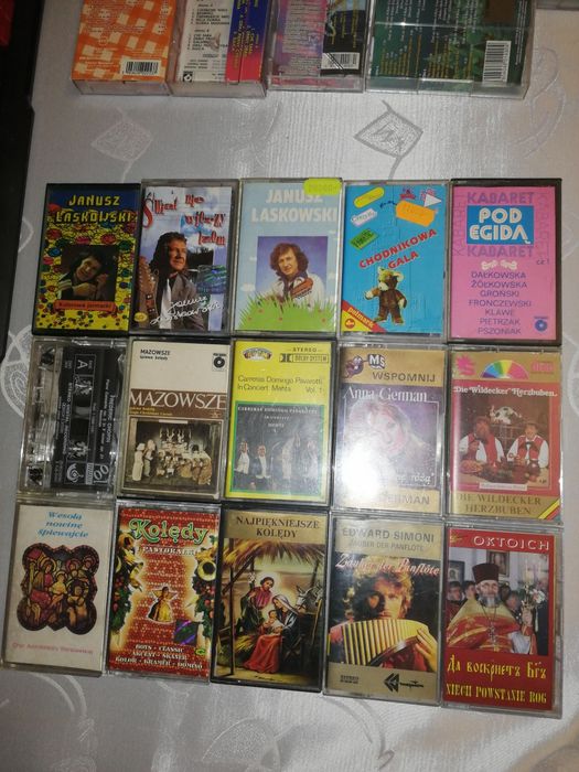 15 Kaset Laskowski German Pod Egidą Kolędy Szopen Mazowsze Simoni Car