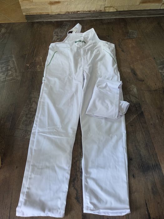 Spodnie robocze xl ogrodniczki koszulka