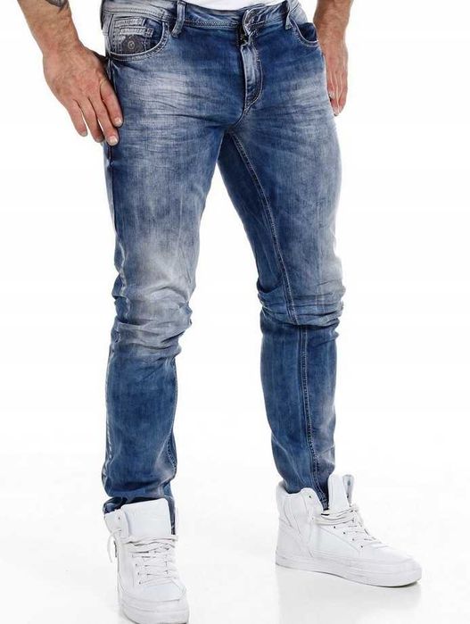 Nowe 84/114 cm Cipo & Baxx y2k slim vintage W31 L34 90s 30 l36 skinny