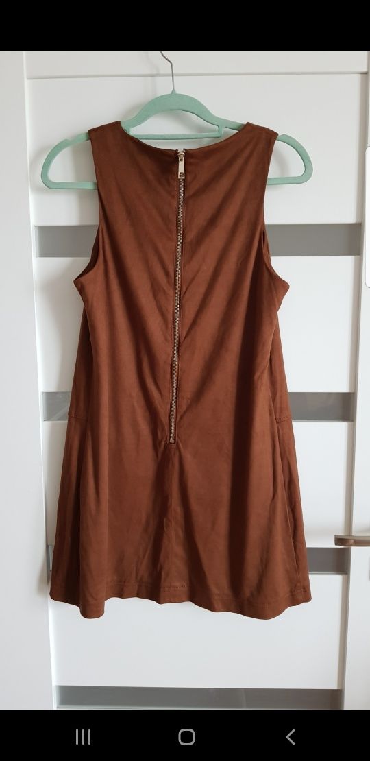 River Island sukienka zamszowa r m