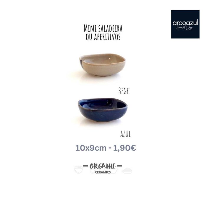Louça de Mesa de Organic Ceramics - 2 Cores - 6 Peças By Arcoazul