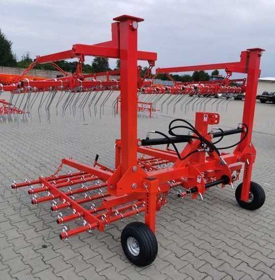 Chwastownik Brona Palcowa Zębowa Aktywator 1,5m 3,0m 4,5m 6,0m 7,5m 9m