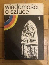 Książka „Wiadomości o sztuce” 1