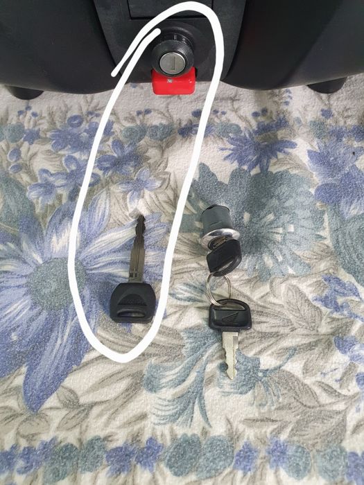 Honda Top Case - Canhão Chave Mota