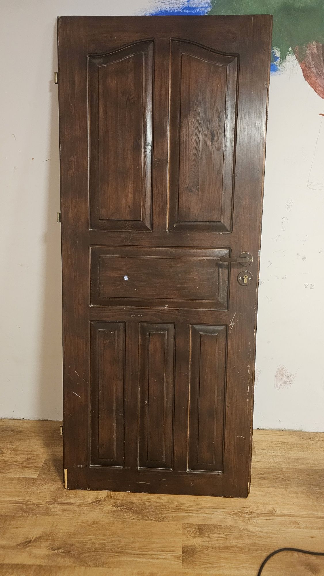 Sprzedam drzwi  Dewniane 3 pary 1100.