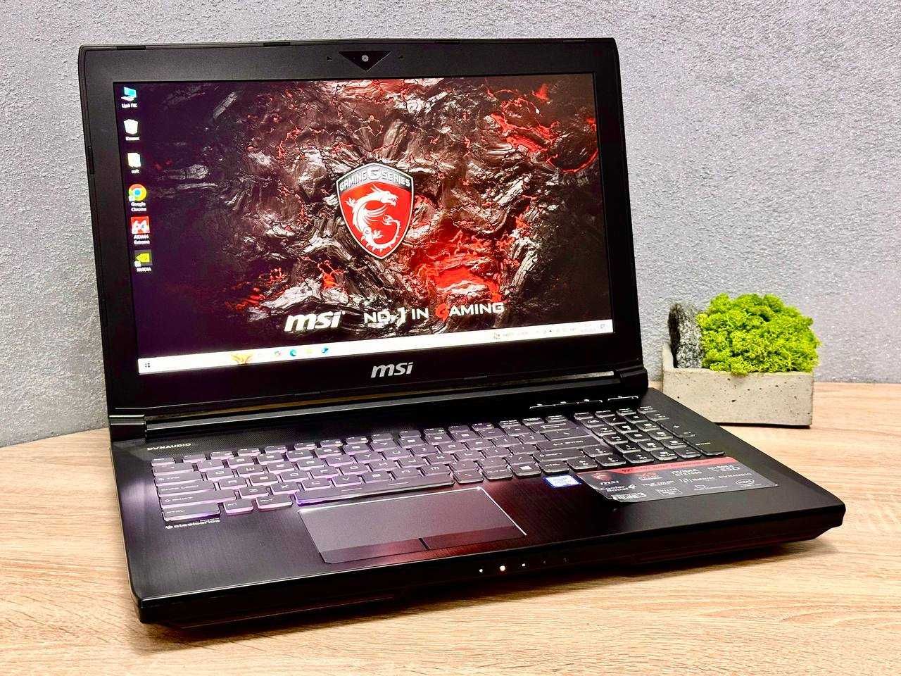 Ігровий ноутбук MSI GT62VR 15.6" i7-6700HQ 16/128SSD+1Tb GTX 1060 6GB