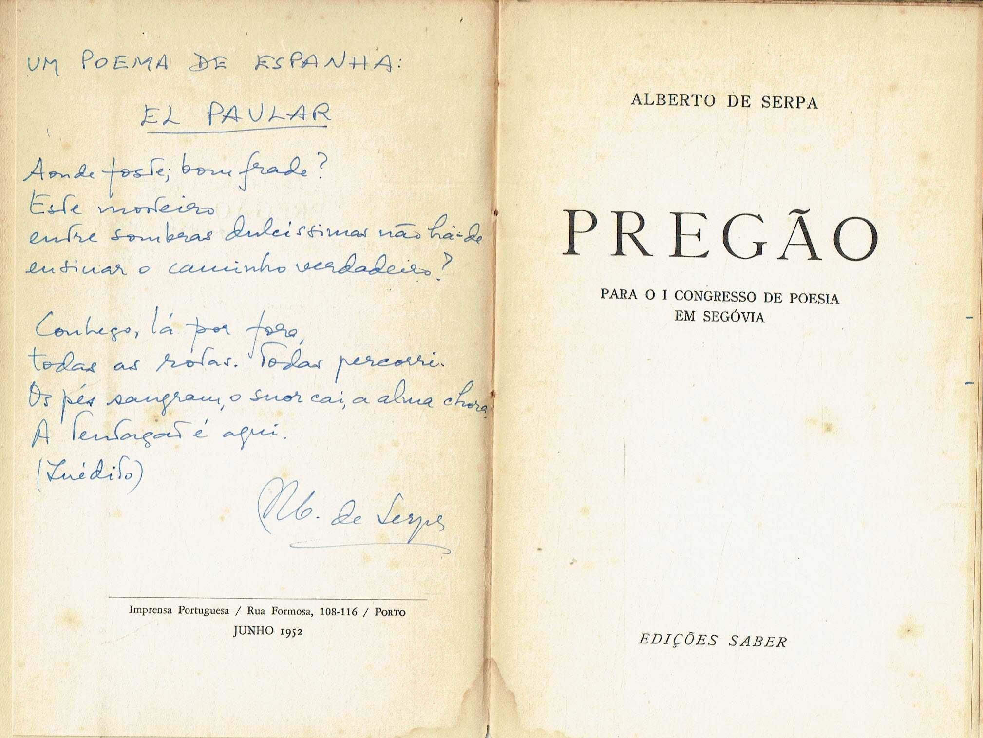8005

Pregão
de Alberto de Serpa
