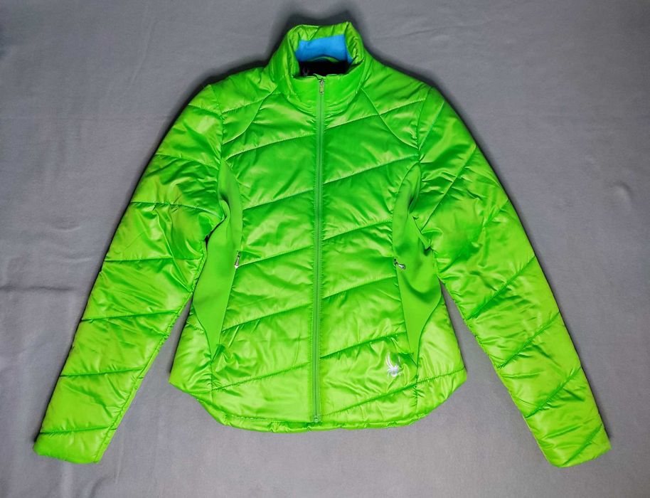 Яркая женская куртка SPYDER, пуховая короткая, р. 44-46 (М)