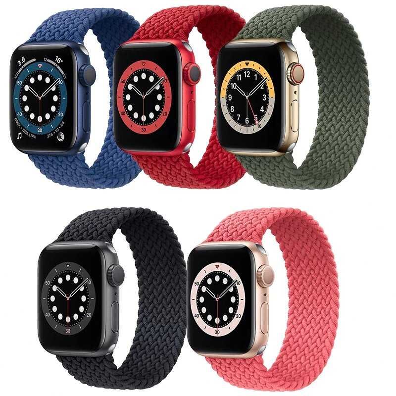 Ремінець Braided Solo Loop 1:1 для Apple Watch ремешок соло луп