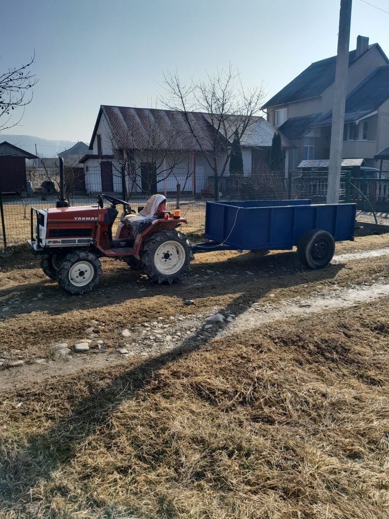 Трактор YanMar F15D + прицеп + фреза