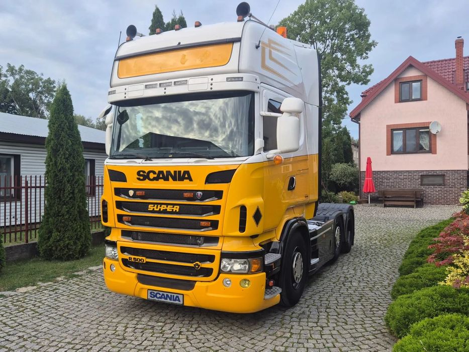Scania R500  Scania R500 V8 Topline 2011r. Pusher 6x2/4 899.Tkm Super Stan!