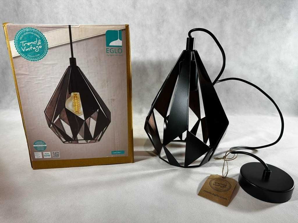 Lampa wisząca czarna Carlton 49997 EGLO