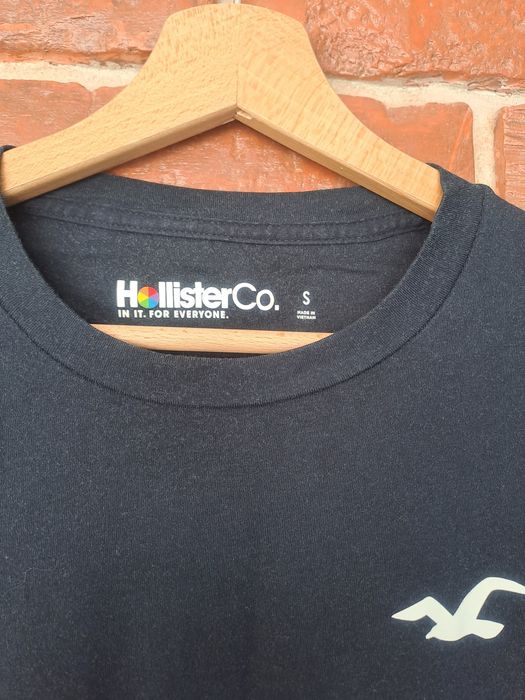 Męska koszulka z długim rękawem cienka bluza Hollister r.S