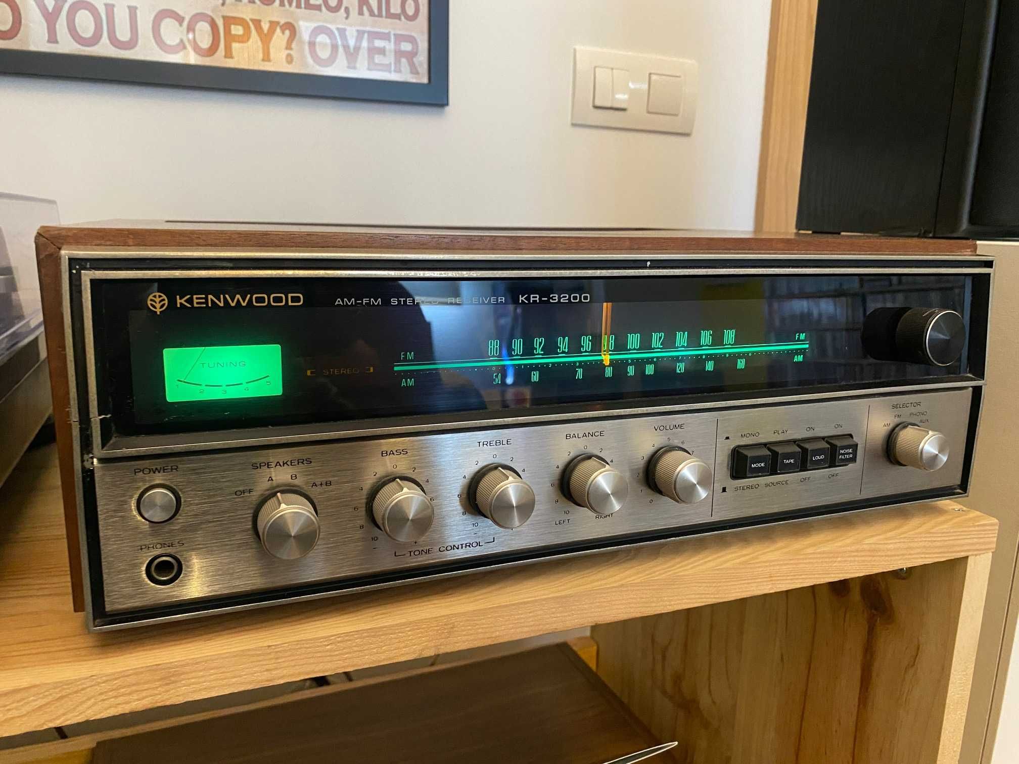 Vintage Stereo Receiver Kenwood KR 3200