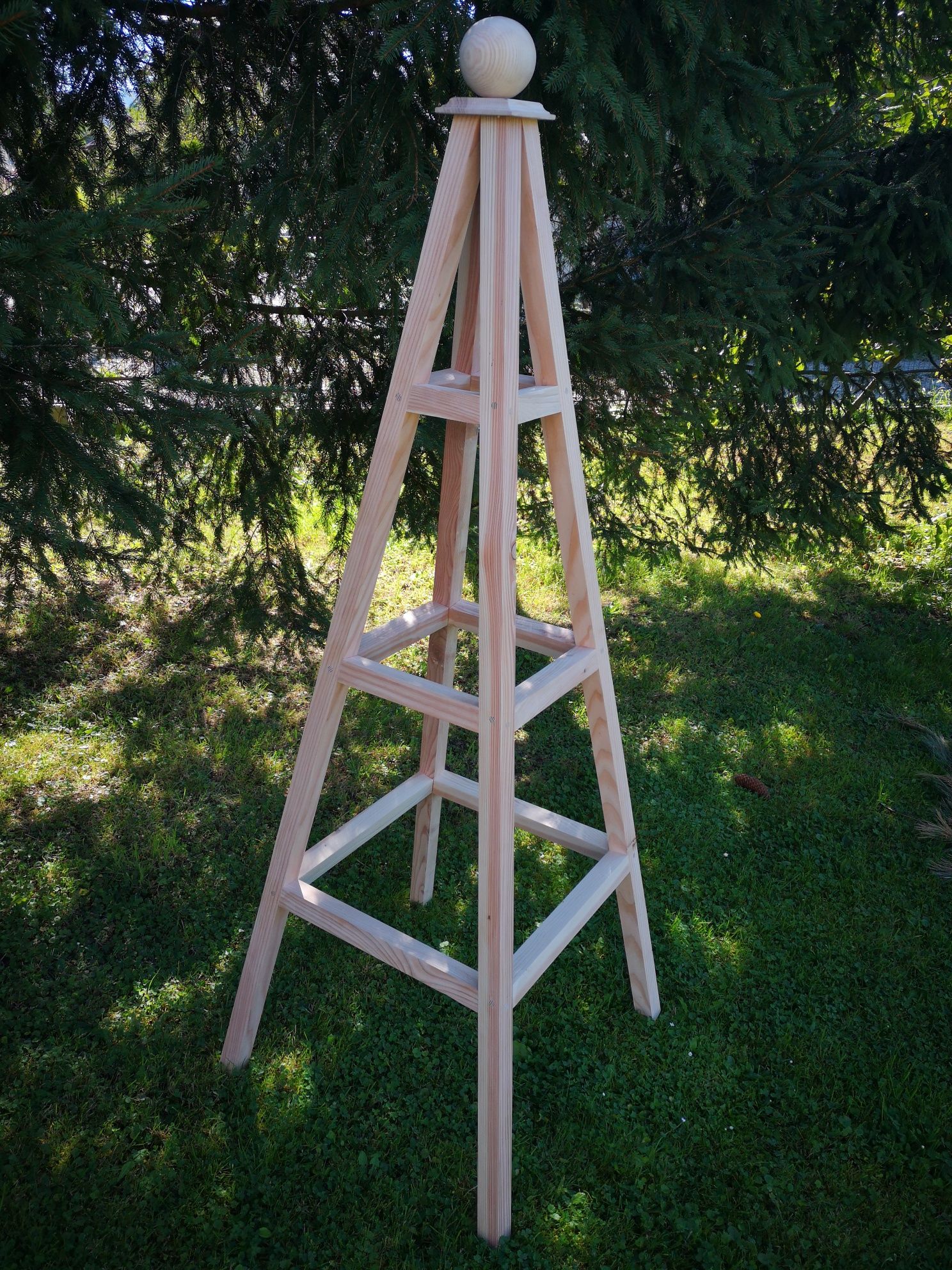 Obelisk  obelsik ogrodowy drewniany obelsik Angielski Pergola na Róże