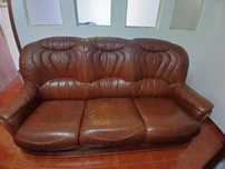 Sofas em pele - oferta móvel de TV