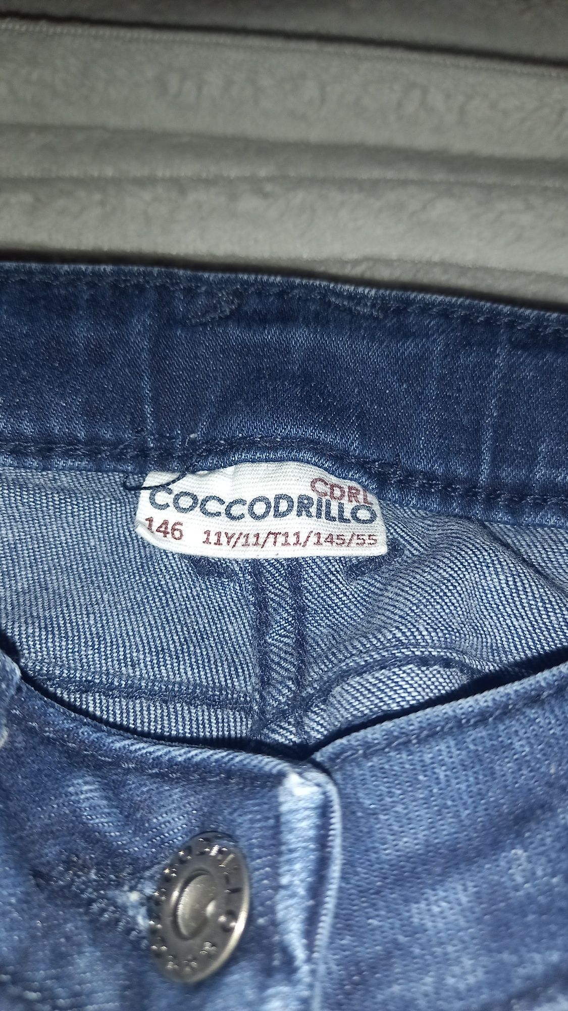 Spodnie dziewczęce dżinsowe Cocodrillo rozmiar 146