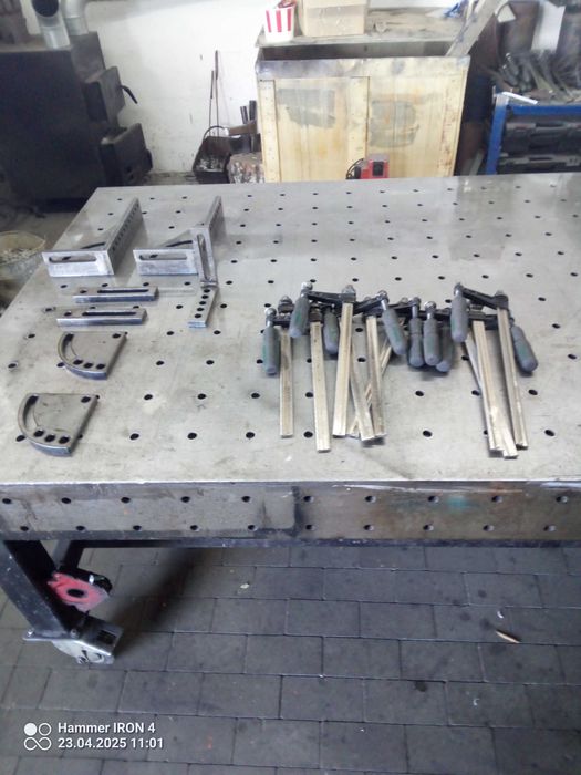 Stół system 16 spawalniczy montażowy -osprzęt