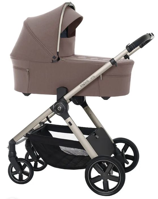 Espiro Only – Wózek wielofunkcyjny – 2w1 – Kolekcja 2025 Nude Brown