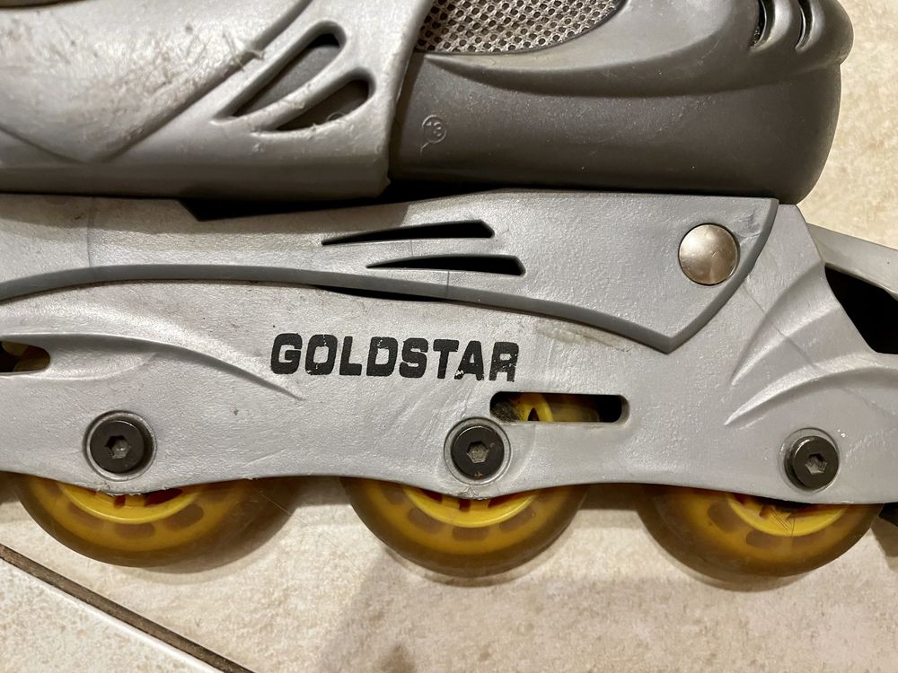 Rolki dziecięce Goldstar, rozmiar regulowany od 34 do 37