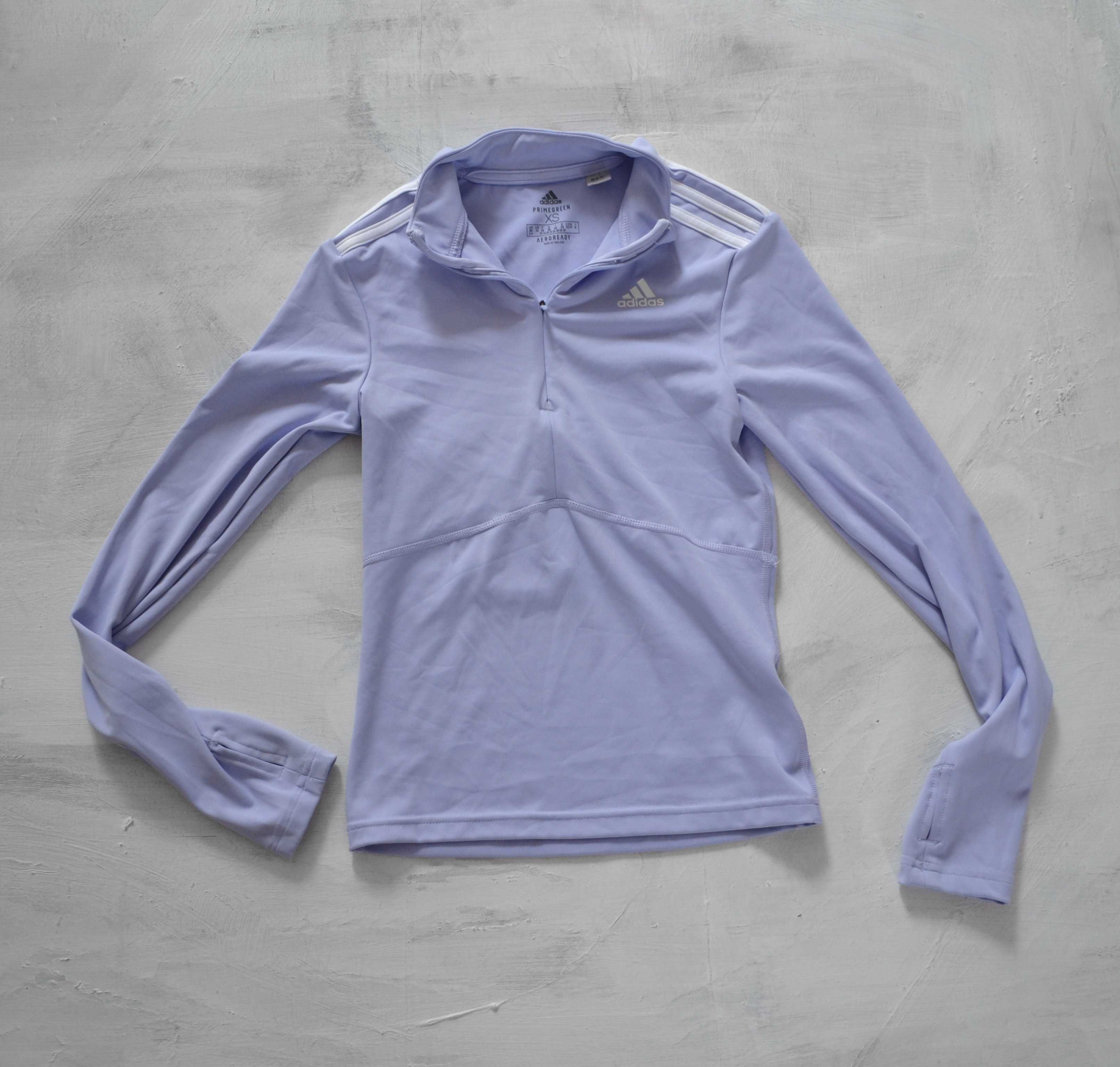 bluza adidas primegreen aeroready XS fioletowa joggong