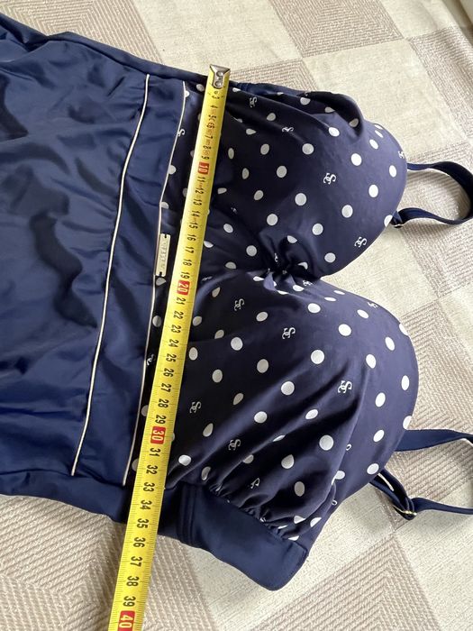Kostium kąpielowy Self L/XL push up jednoczęściowy granatowy luksusowy