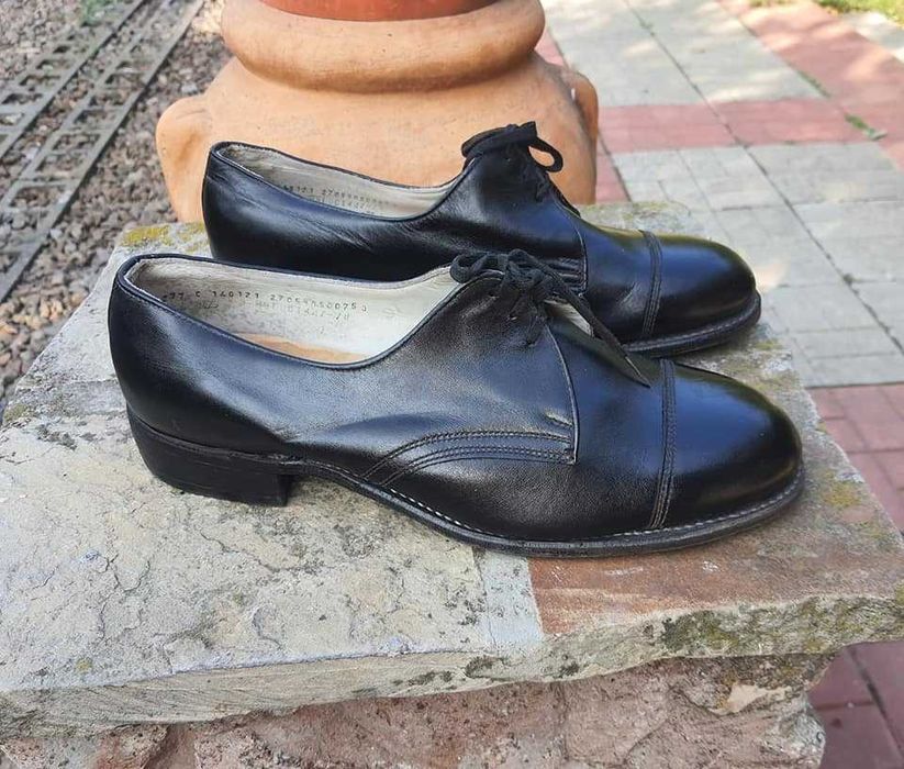 Офицерские полуботинки (туфли) хром, 43 размер. Фабрика "Ленинград".