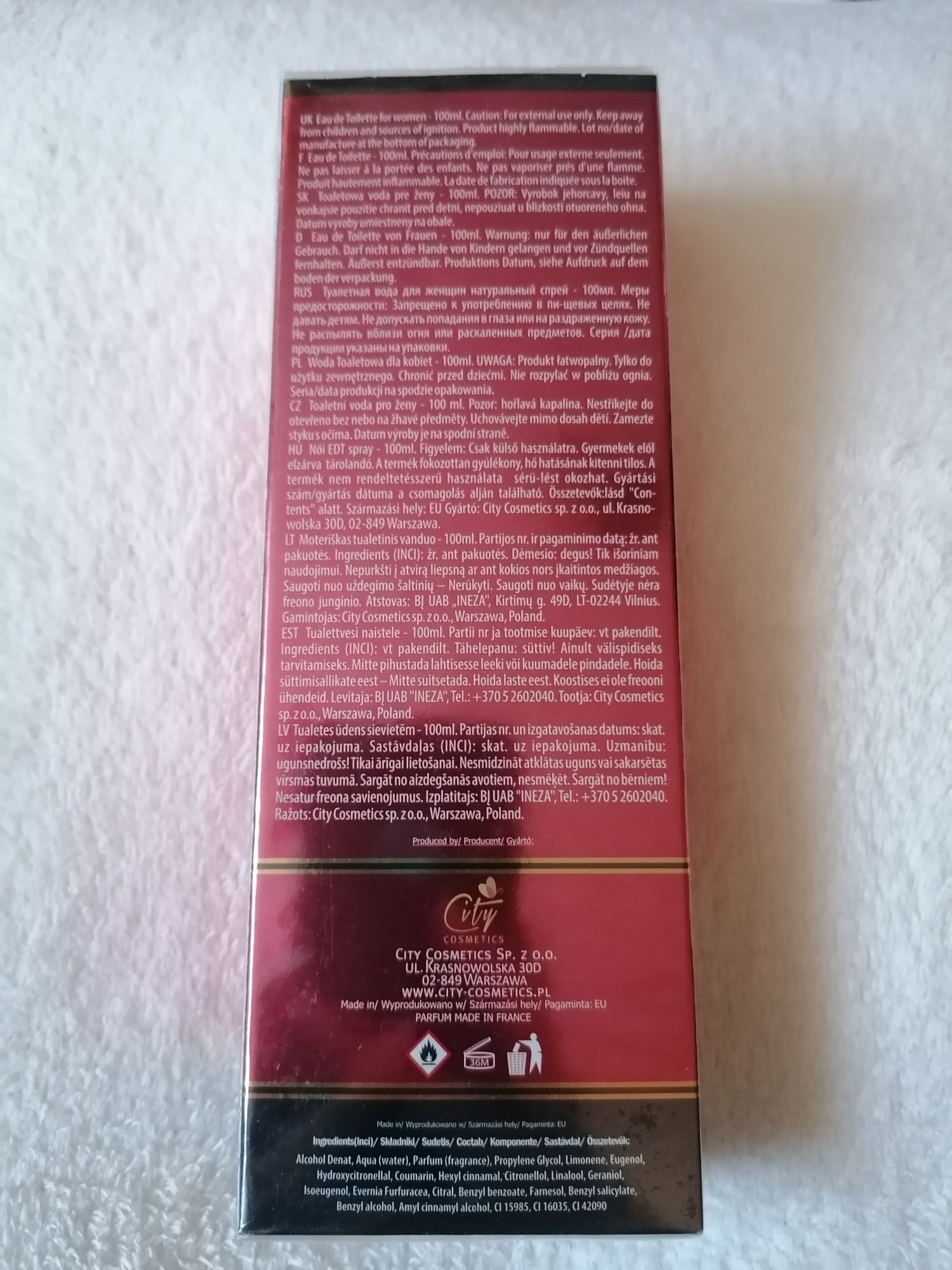 Woda toaletowa damska option women