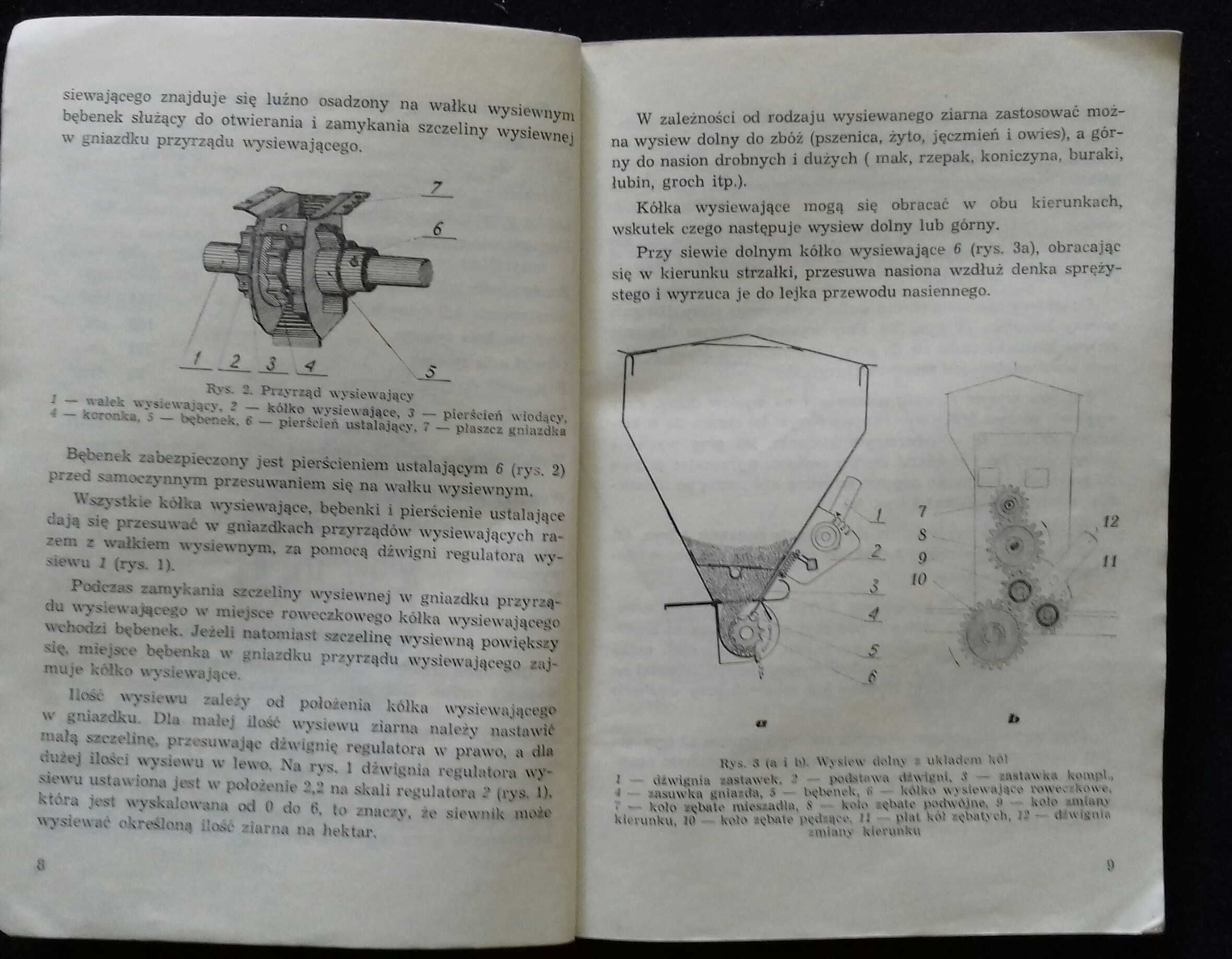 Siewnik Góral SO12  instrukcja obsługi katalog części