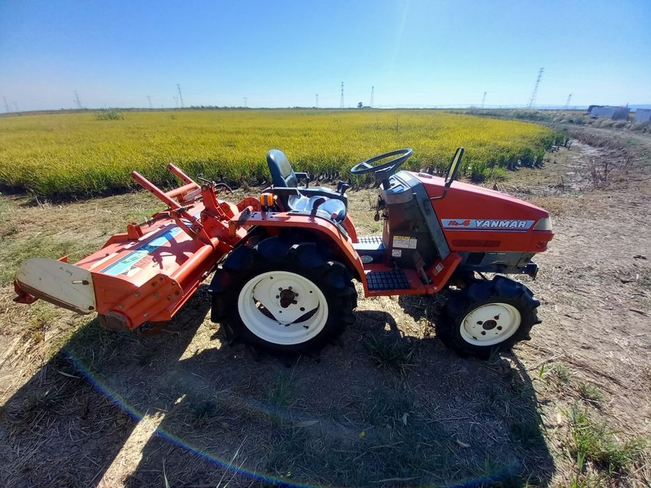 Trator yanmar ka 4 com frese