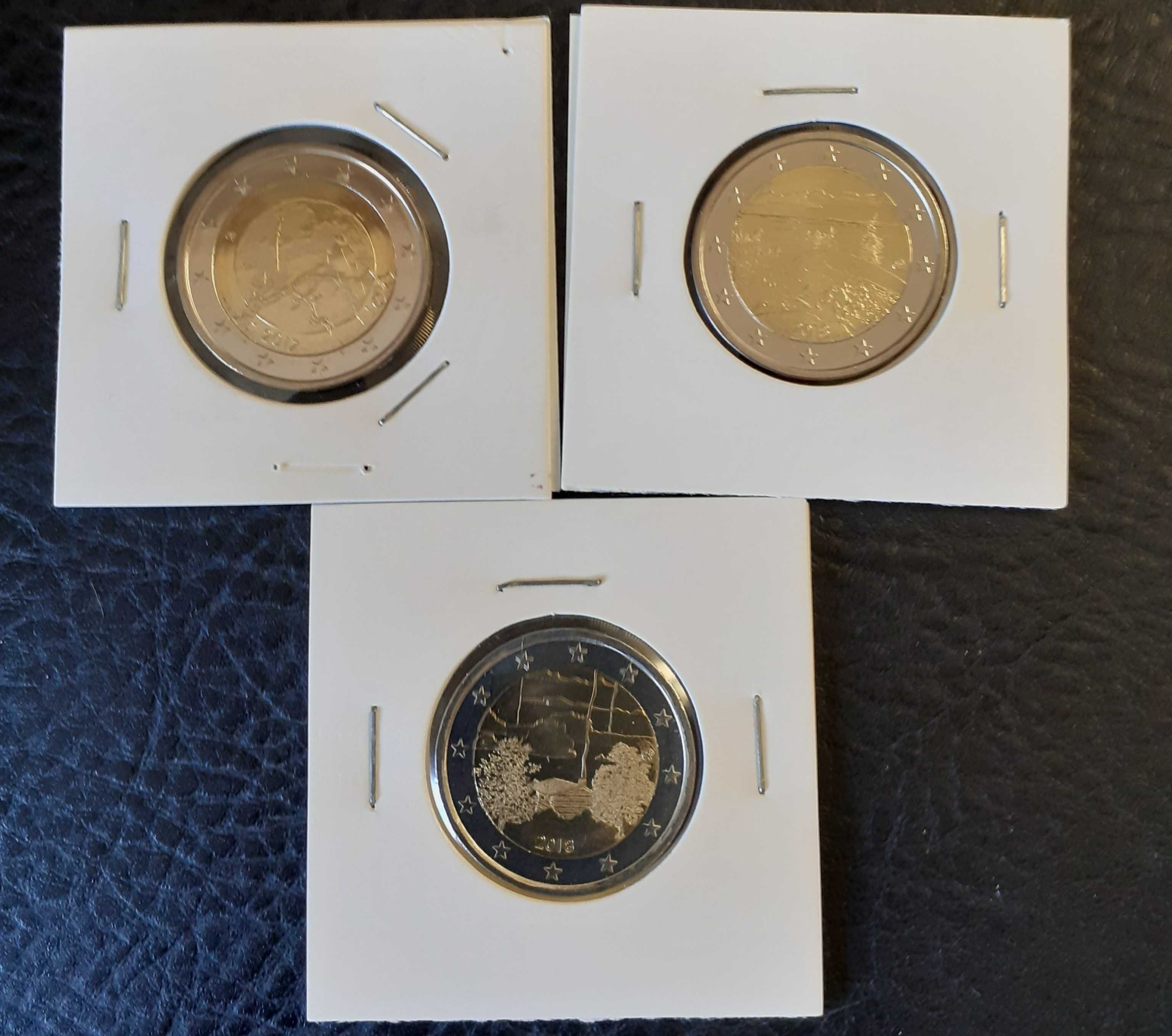 Moedas comemorativas UNC - 2 euro - FINLÂNDIA