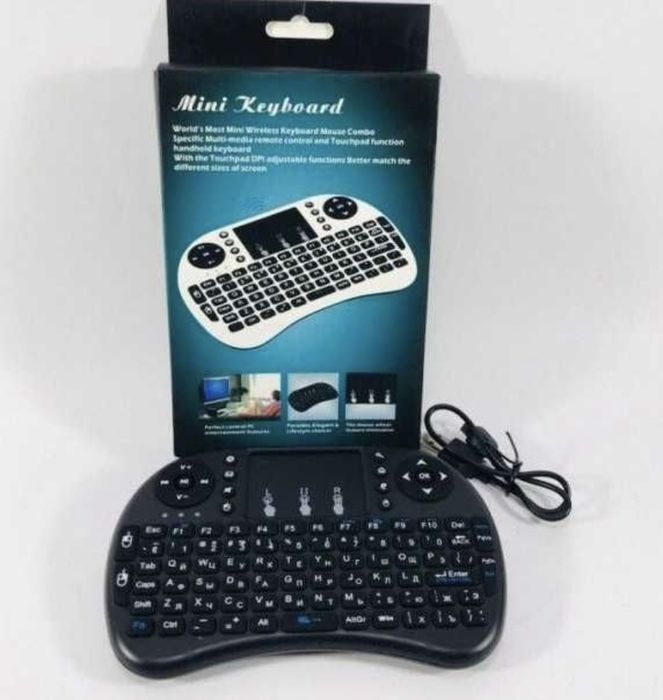 Беспроводная клавиатура MWK08 wireless i8 + touch