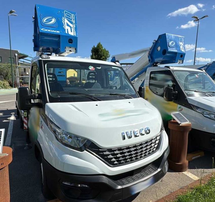 iveco zwyżka podnośnik koszowy 27 m multitel cmc tb260 socage renault