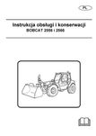 Instrukcja obsługi ładowarka 2566 T2566 BOBCAT 2556 T2556 DTR MF