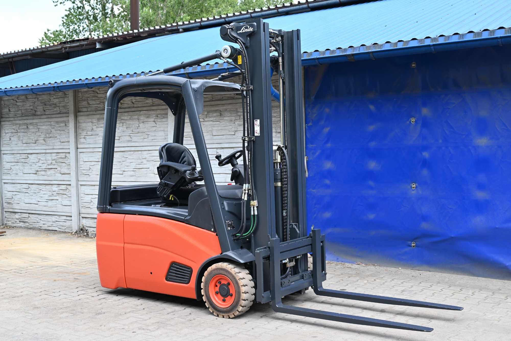 Wózek widłowy Linde E16 Triplex 540 cm 2013 rok Bateria 2020r FHP 402