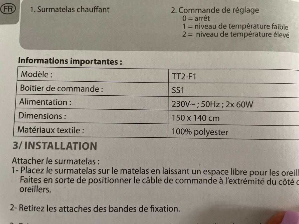 Koc grzewczy elektryczny