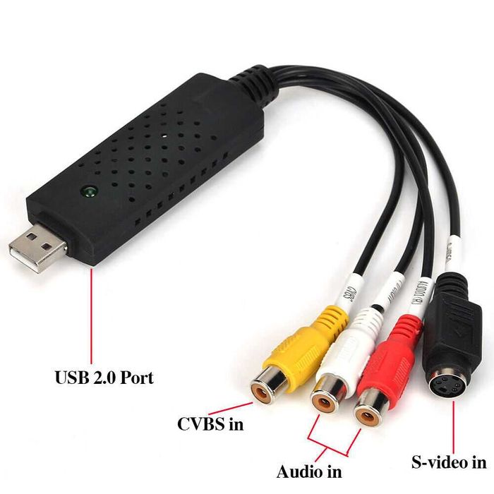 Conversor de video analogico para digital vhs tv ou outros