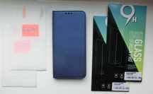 Etui Smart Magnet do Huawei P Smart + 4 szkła hartowane