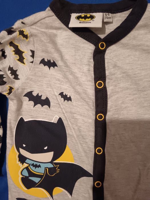 Pajac niemowlęcy Batman r. 74