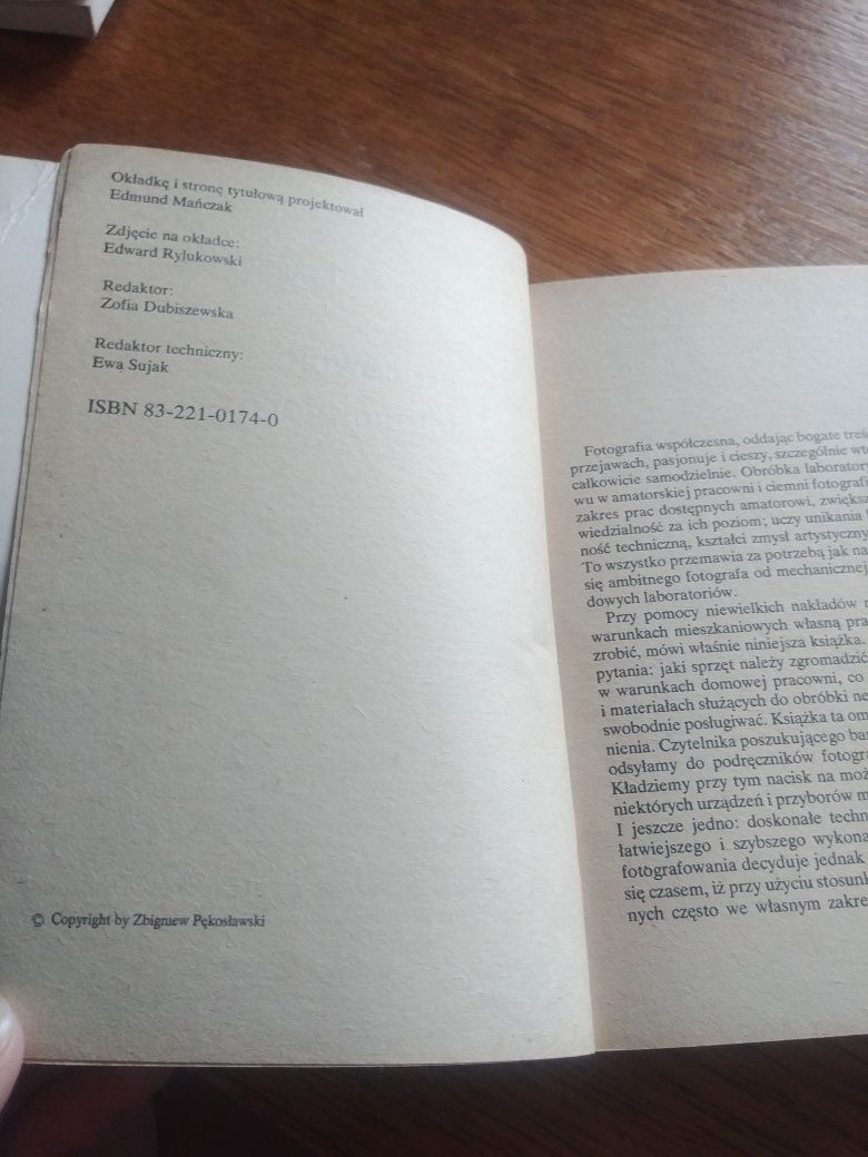 "Pracownia fotoamatora" Zbigniew Pękosławski