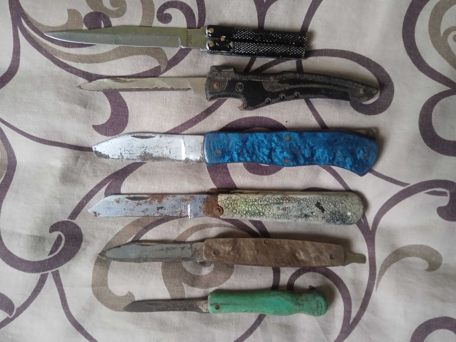 Ніж складний розкладний бабочка чобіток сувенірний