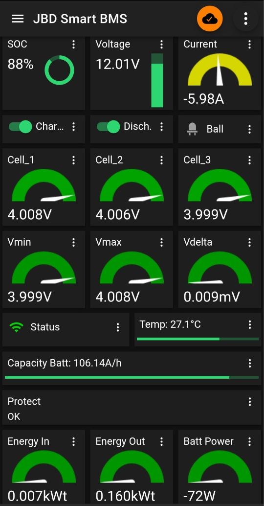 Wi-Fi Модуль для віддаленого контролю Smart BMS JBD JK