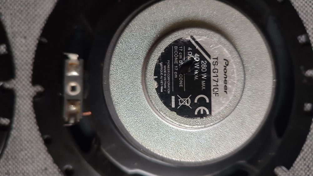 Głośniki samochodowe Pioneer 16, 5cm