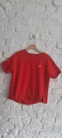 Bluzka Nike S czerwona krótki rękaw