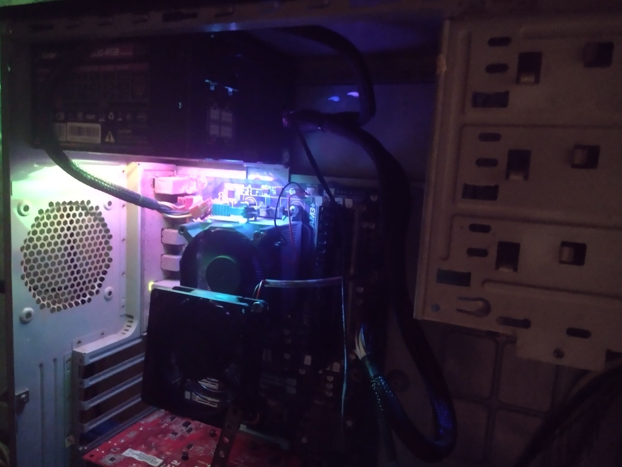 Пк Компьютер 24 Гб ОЗУ 1ТБ 800w rgb для игр, учёбы, работы