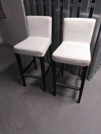 Dwa krzesła barowe hokery Ikea Henriksdal